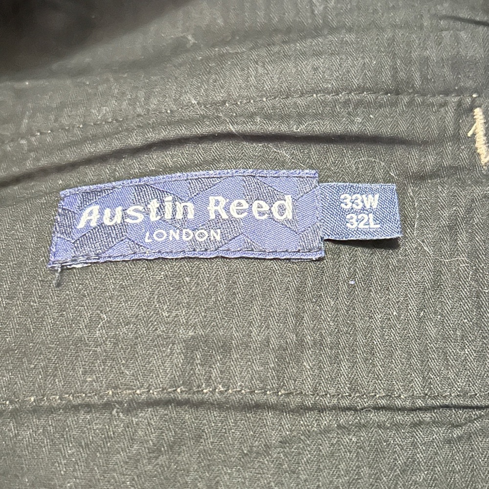 Austin Reed Classic Tan Flatfront Slacks - Picture 2 of 5